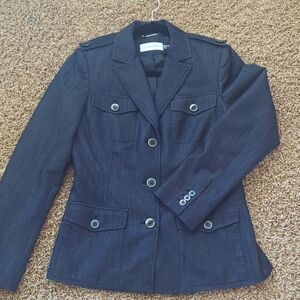 Calvin Klein Two-piece black business suit size 8